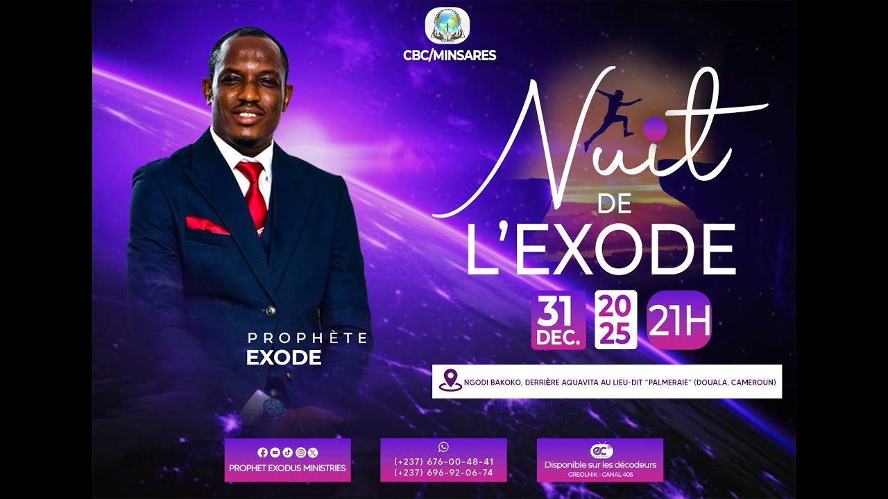LA NUIT DE L'EXODE 31 DECEMBRE 2025