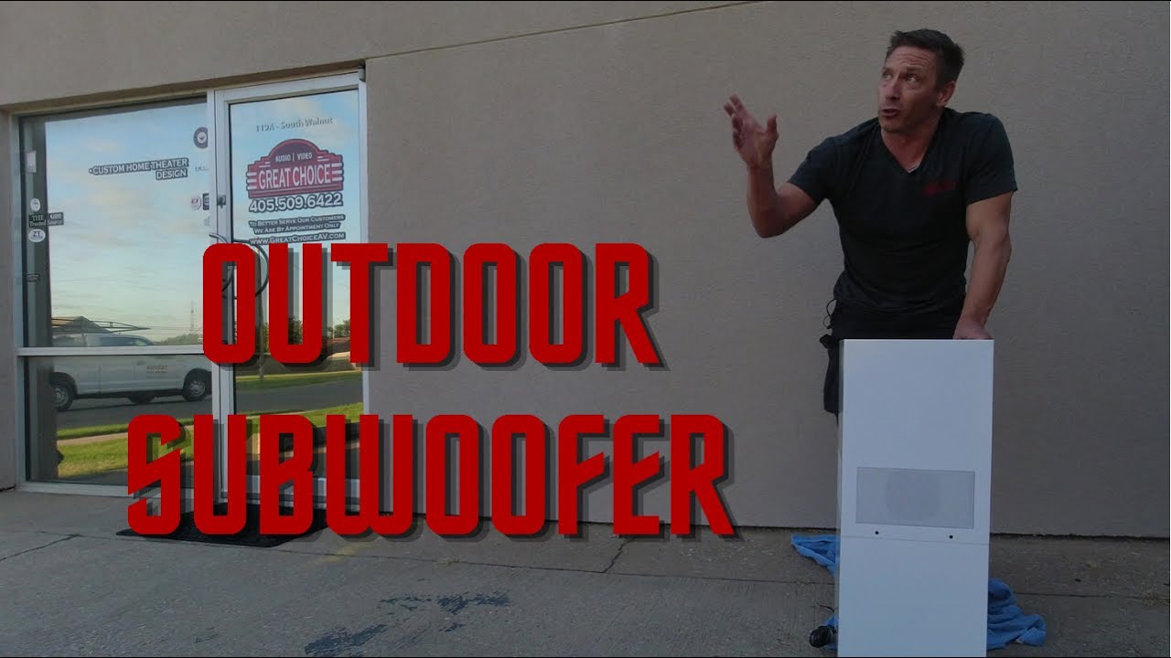 Outdoor Subwoofer Options Featuring James Loudspeaker!