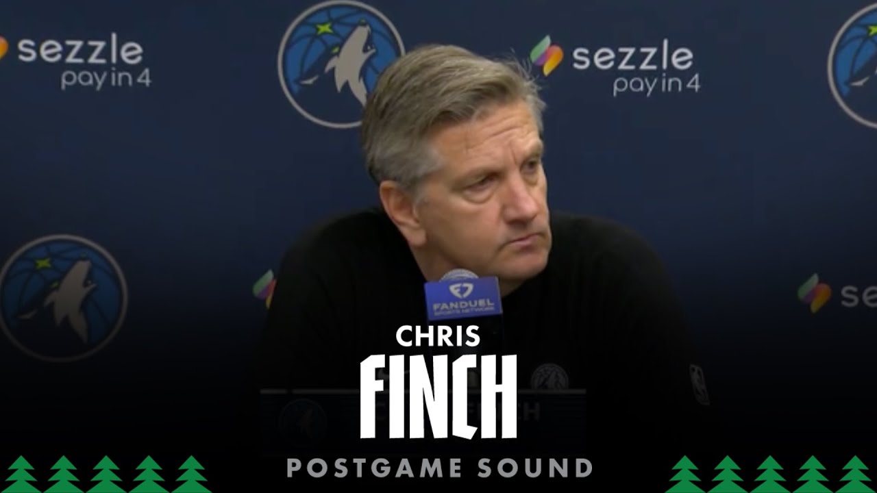 &ldquo;We Just Looked Slow Everywhere.&rdquo; | Chris Finch Postgame Sound | 12.31.25
