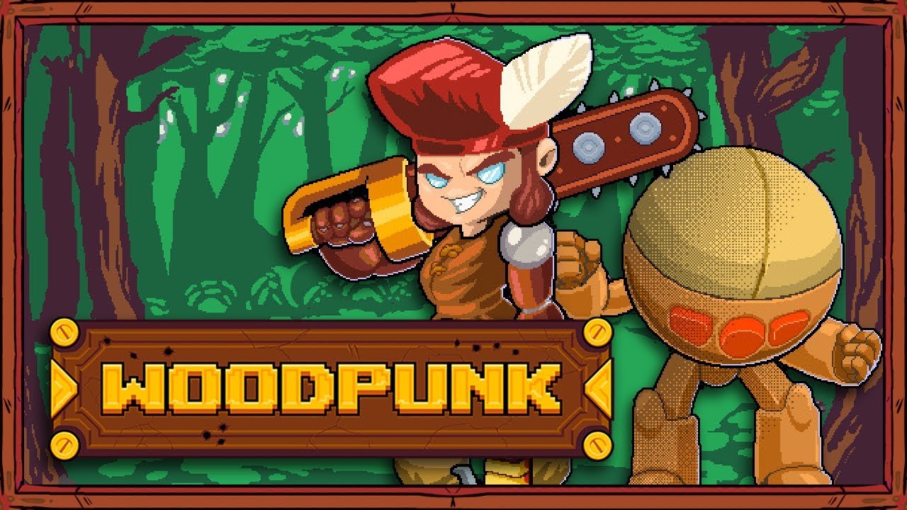 Woodpunk - SHOOT UP WOODEN ROBOTS! (Co-op Gameplay)