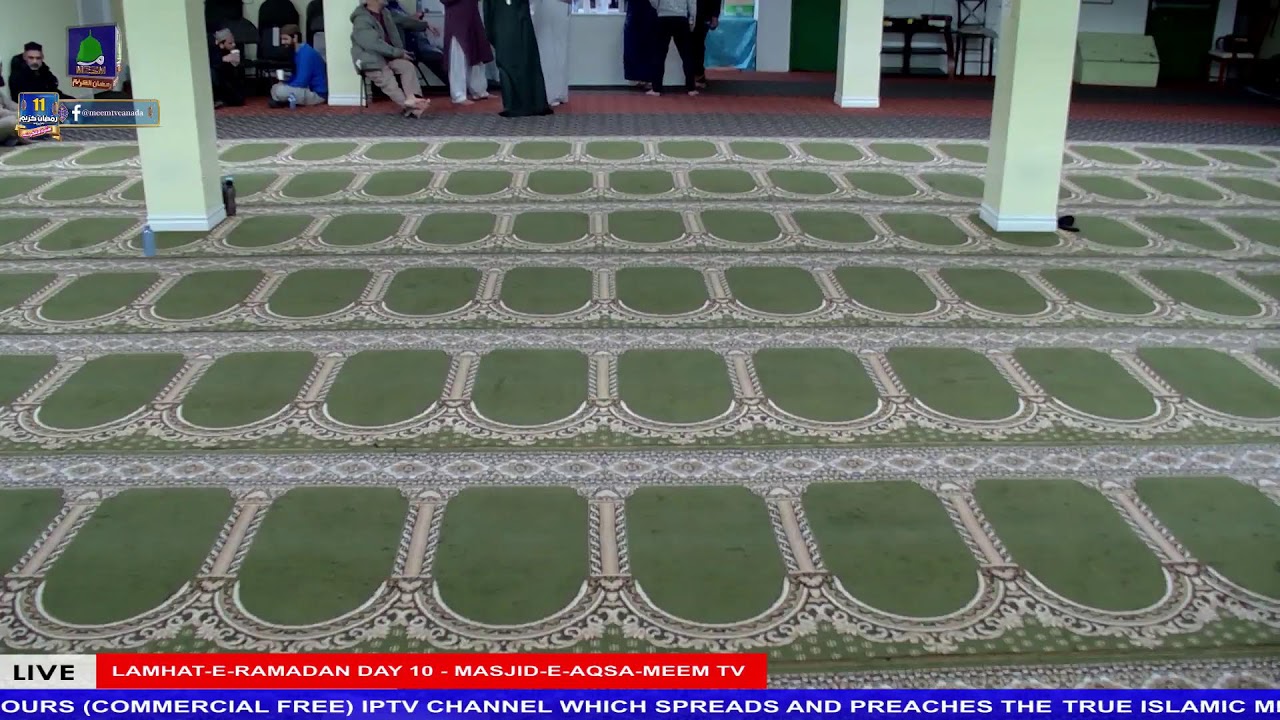 11TH TARAWEEH RAMADAN FEB -28- 2026 - MASJID-E-AQSA BRAMPTON - MEEM TV -