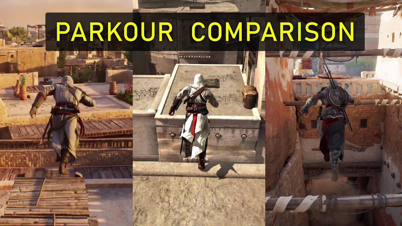 Assassin's Creed Mirage Parkour Comparison