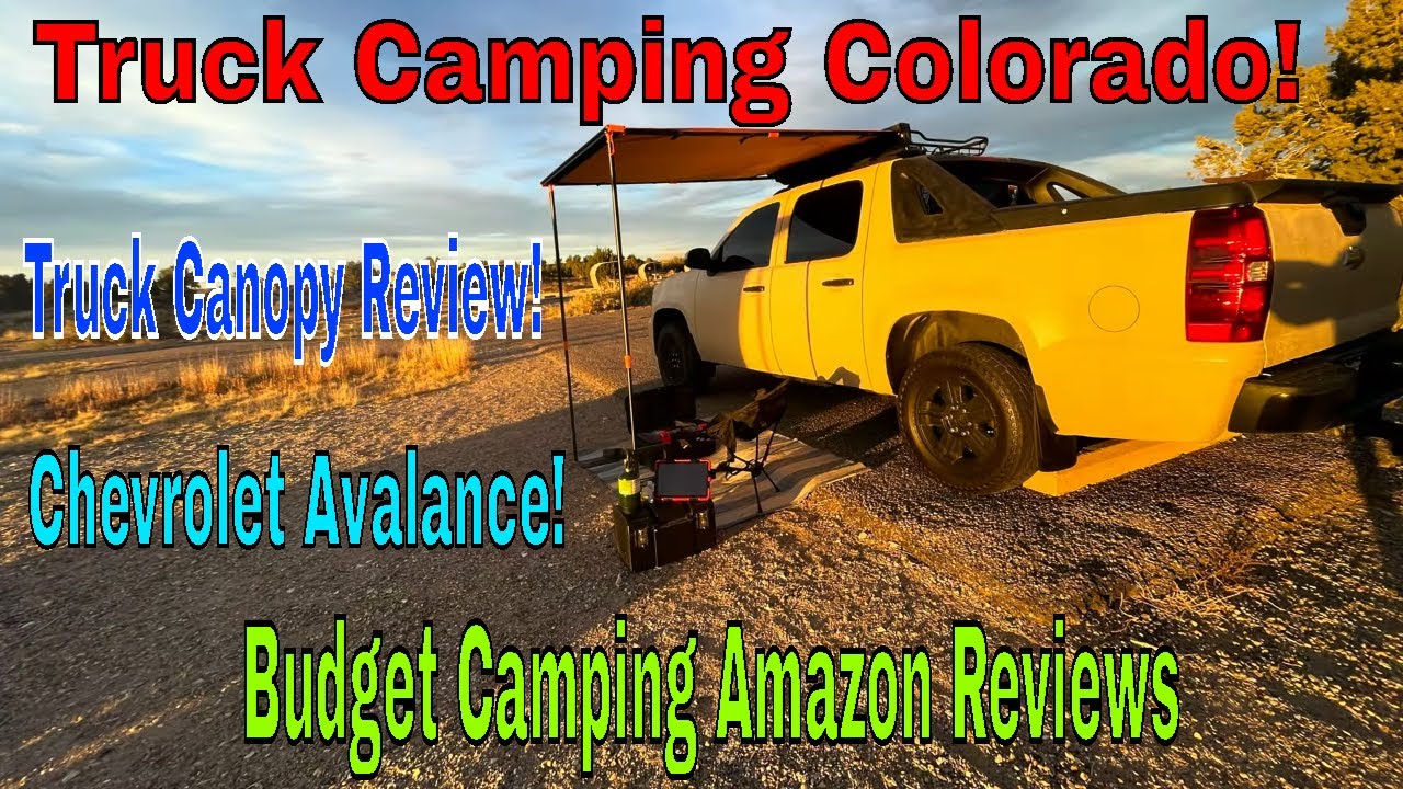 Truck Camping 2007 Chevrolet Avalanche Lake Pueblo, Colorado #denver #travel #camp #reviews #trip