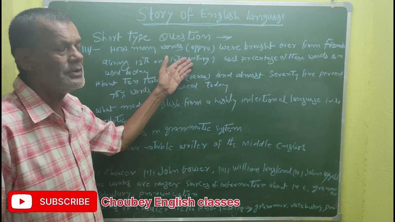SHORTS TYPE Questions ✅ STORY OF ENGLISH @ChoubeyEnglishclasses