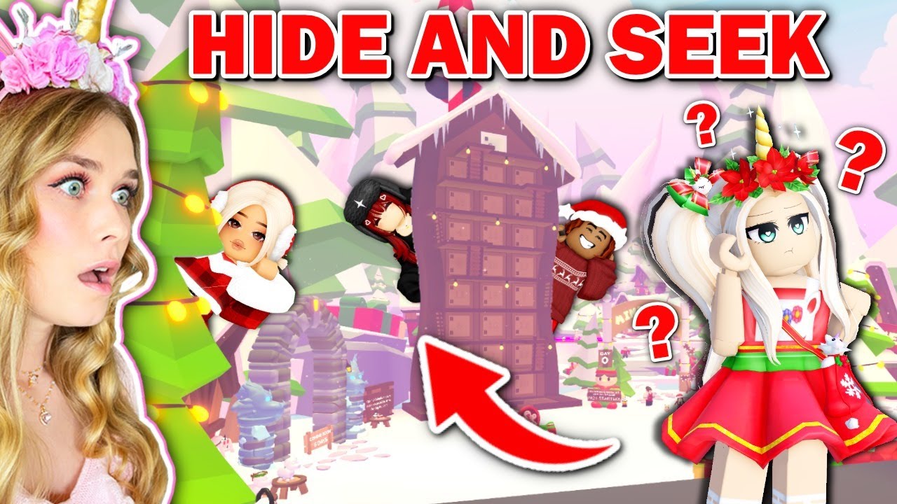 Hide And Seek *NEW* Christmas Map In Adopt Me! (Roblox)
