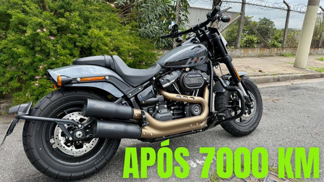 FAT BOB 114 APÓS 7000KM #harleydavidson #fatbob