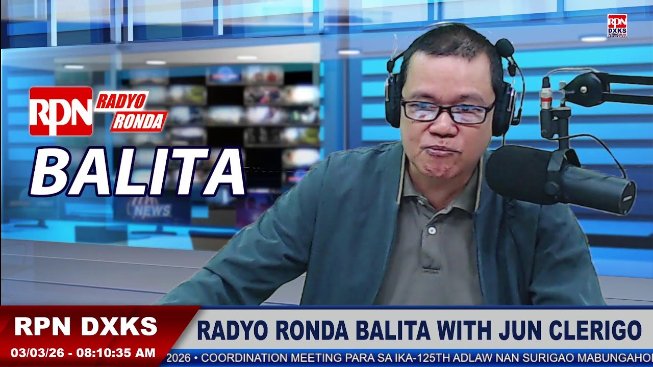 RADYO RONDA BALITA with Jun Clerigo @ DXKS Surigao | MARCH 3, 2026