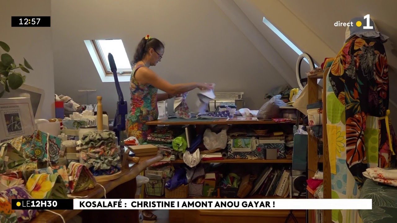 Kosalafé ! Christine Hoarau lé artizan li koud li pinn… li la amonte son gayar Hermina Lasson!