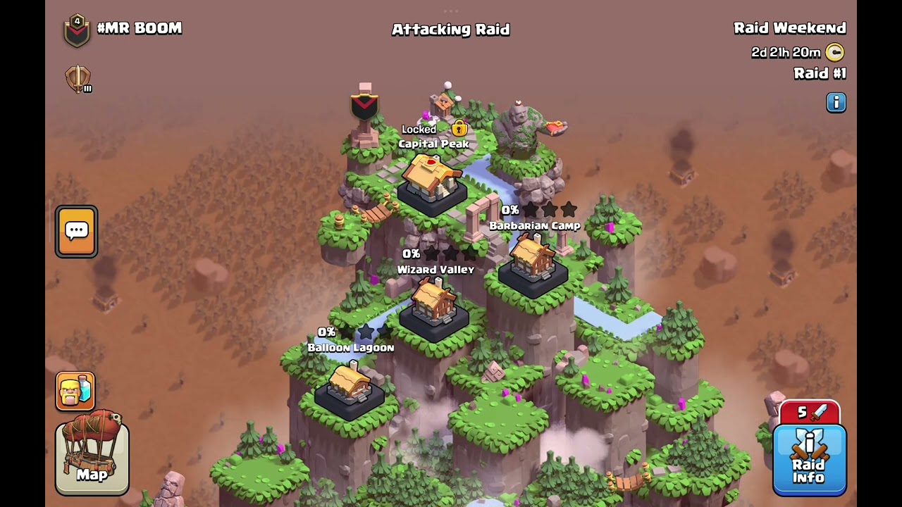 Coc fun game play time pass.