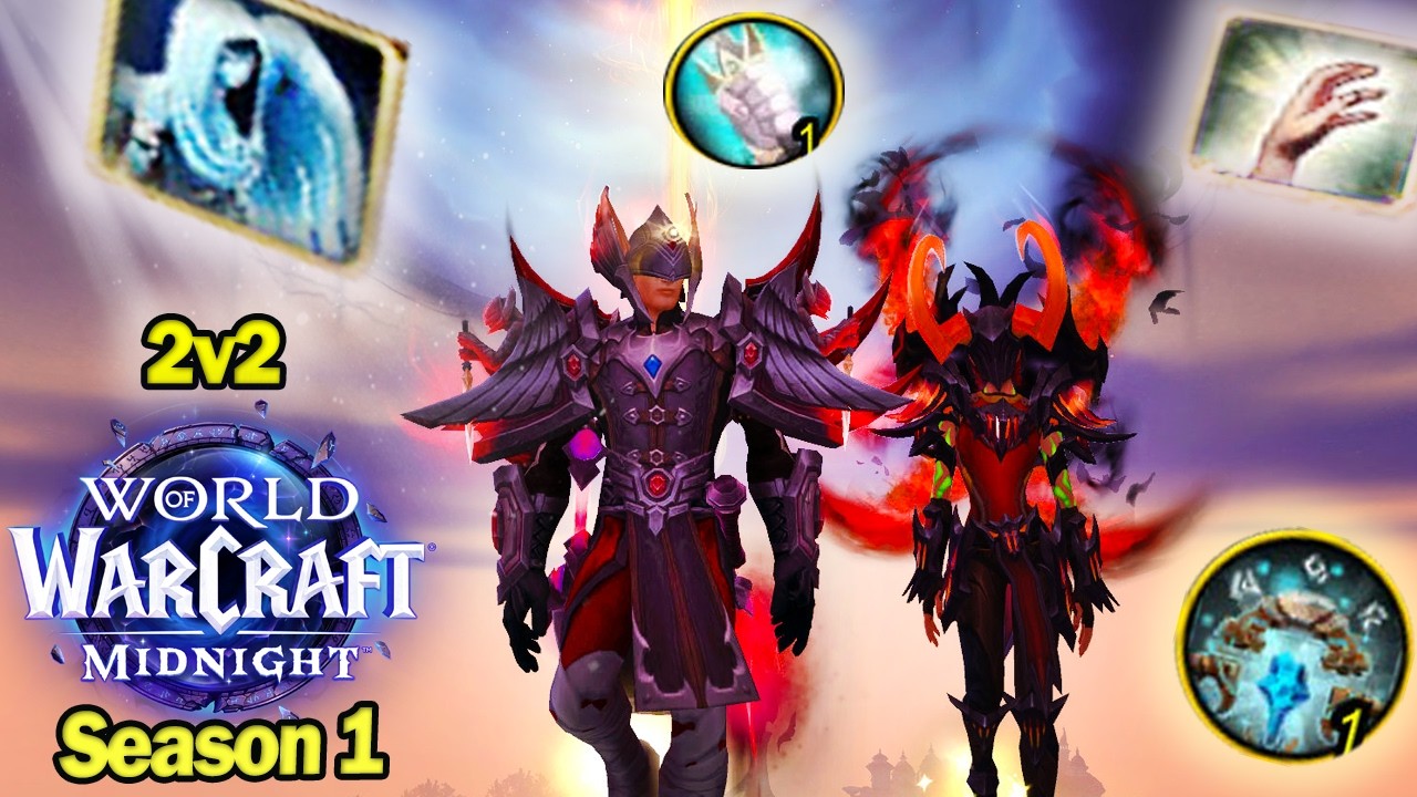 Не лучшая моя игра в очереди! Арена 2v2 со Священником Святого (WoW Midnight, 1 сезон) [Патч 12.0...