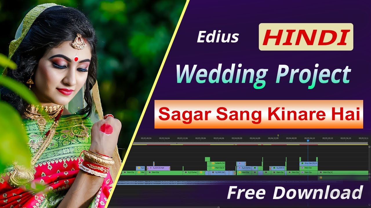 Free Edius Cinematic Project 2025 | edius hindi project free download✨!