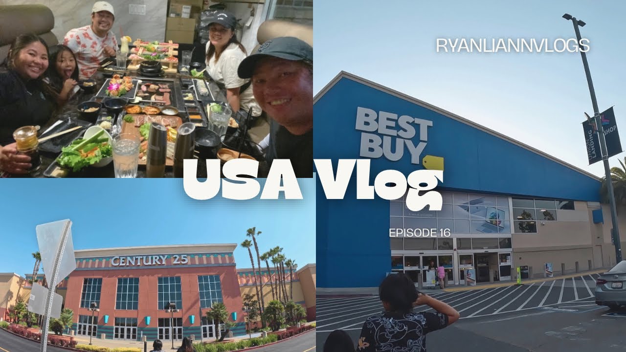 [🇺🇸 VLOG] MOVIE DAY AT CENTURY 25 •BEST BUY • GREAT MALL • TORO JAPANESE RESTAURANT | ryanliannvlogs