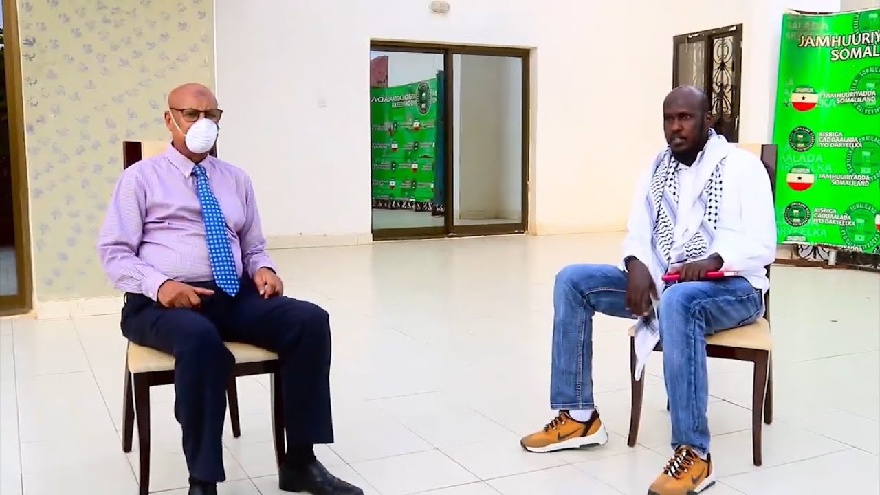 Gudoomiyaha Xisbiga Ucid Oo Qaabilay Saxafiga Cabdimaalik Muuse Coldoon