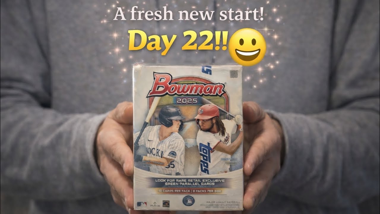📺 OPENING ONE BLASTER PER DAY UNTIL I HIT THE ANIME 📺!!! 2025 BOWMAN BLASTER SERIES DAY 22!!!🔥🔥🔥 