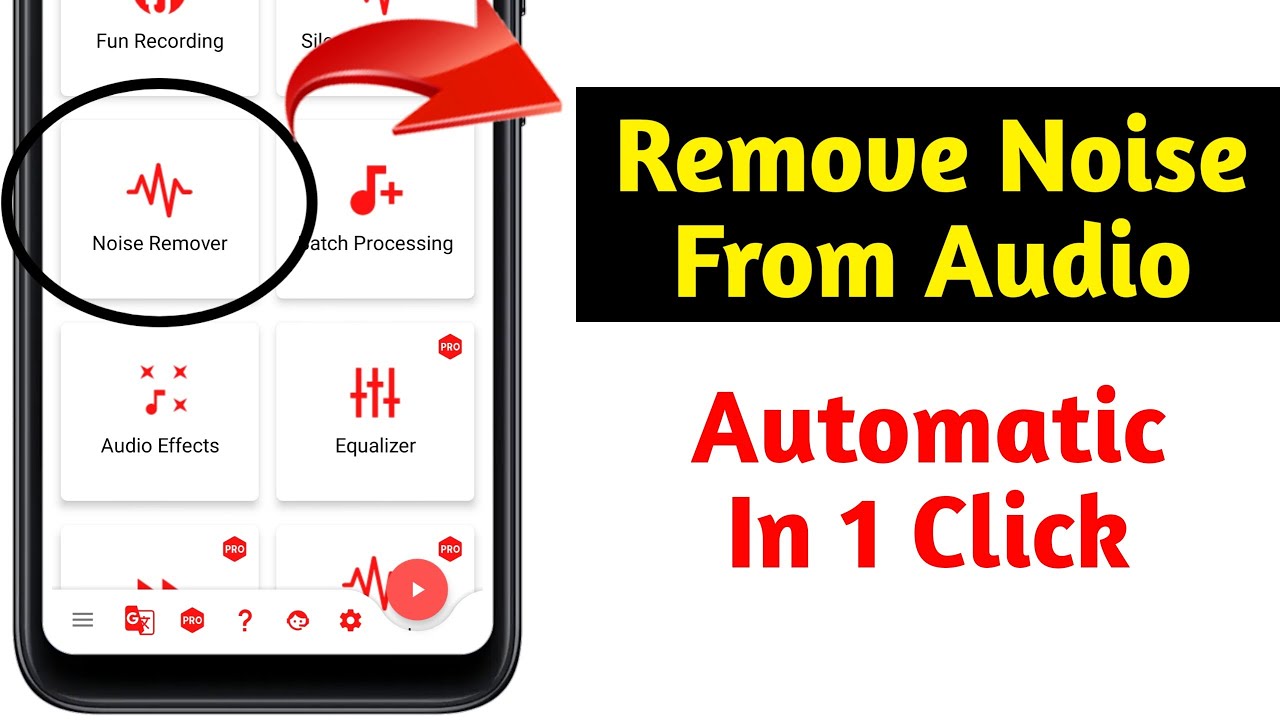 how to remove noise from audio automatically in 1 click audio lab