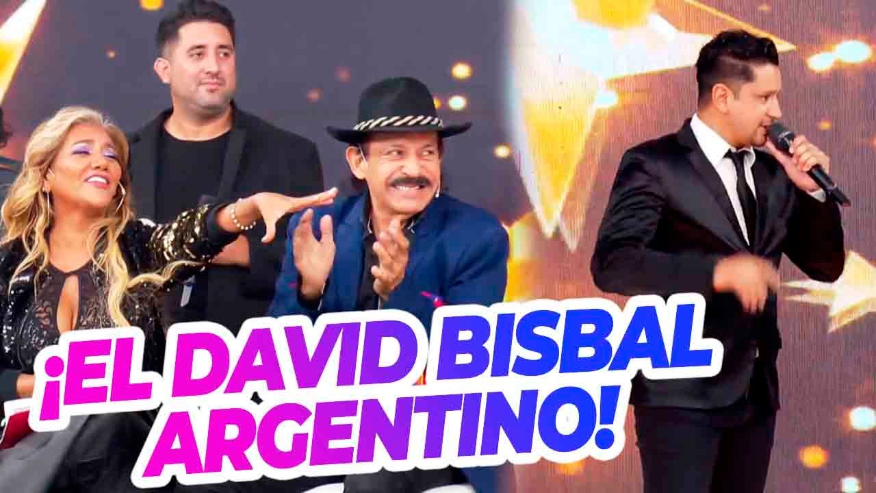 ¡LA MISMA VOZ! Si cerrás los ojos crees que David Bisbal cantó en Bienvenidos a bordo