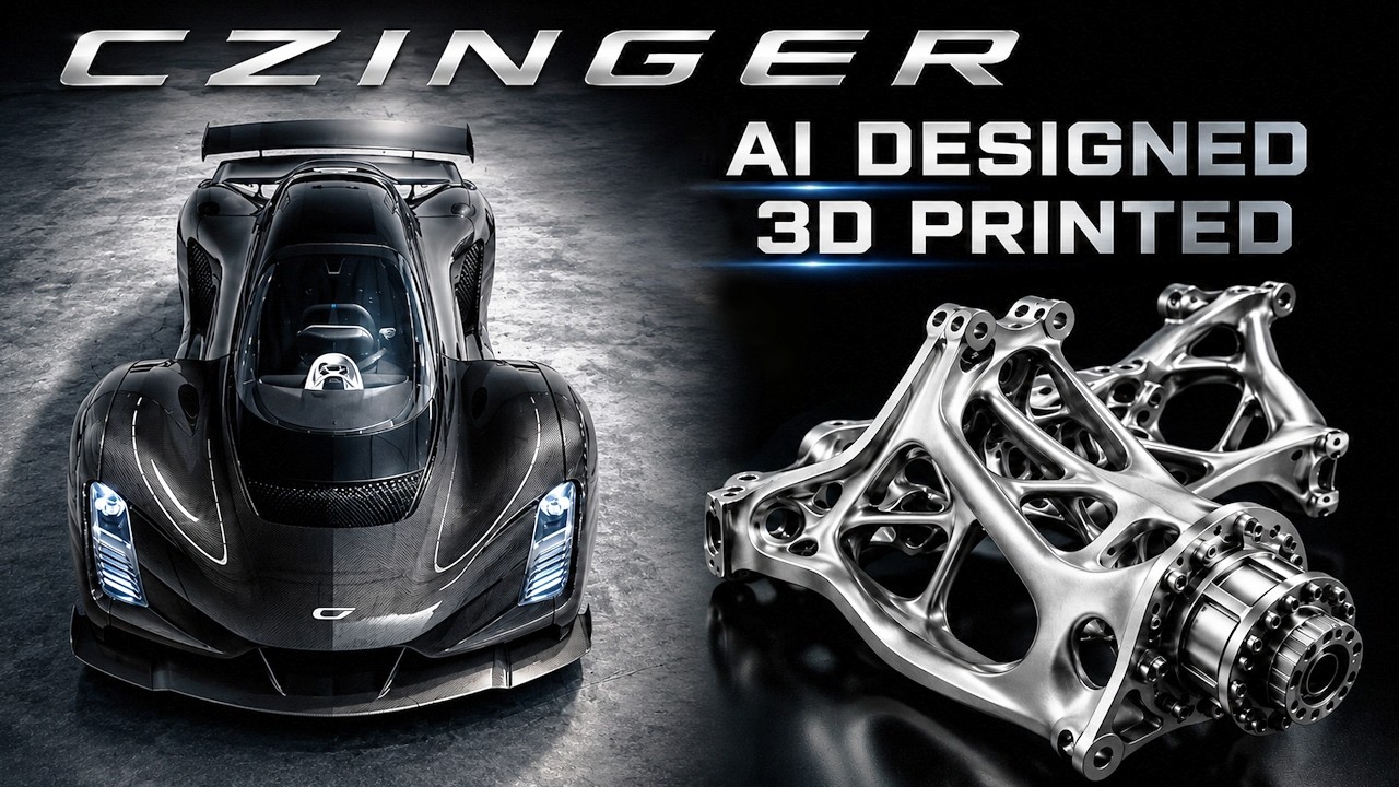 AI Designed and 3D Printed Supercar