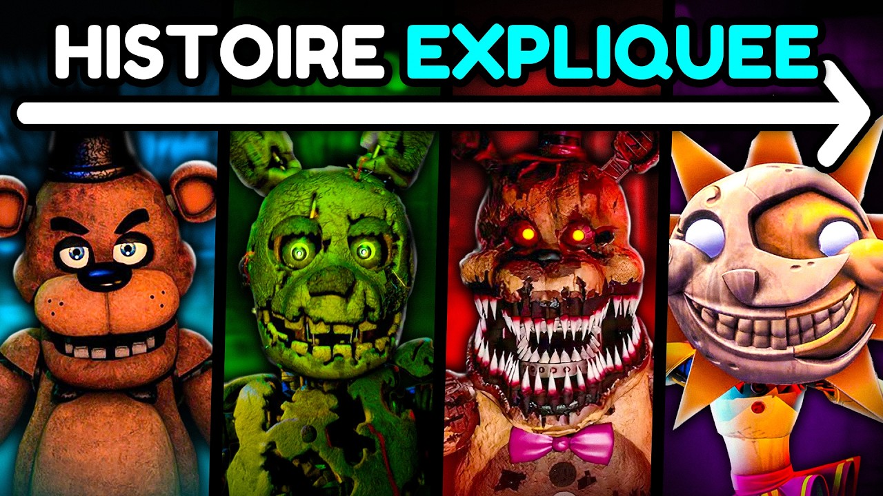 J'ai FINI TOUS les FNAF (Histoire Expliquée)