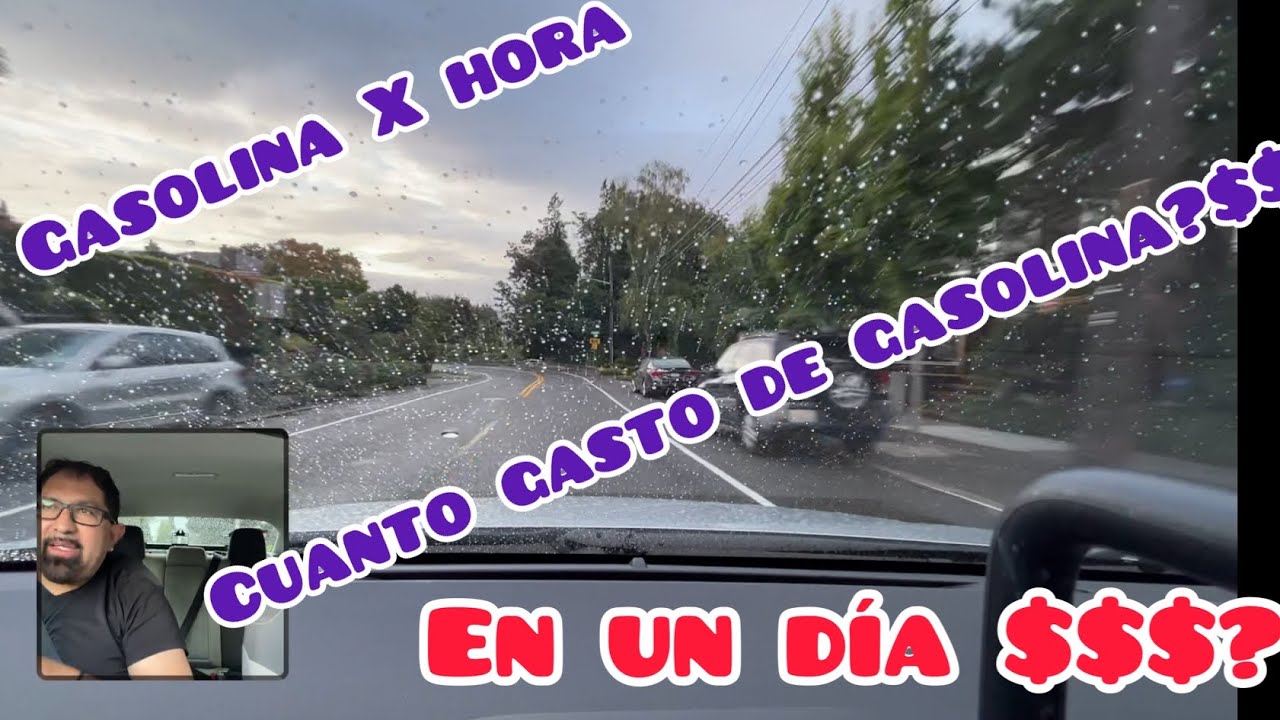 CUANTO GASTO DE GASOLINA EN UNA HORA HACIENDO UBER?⛽️