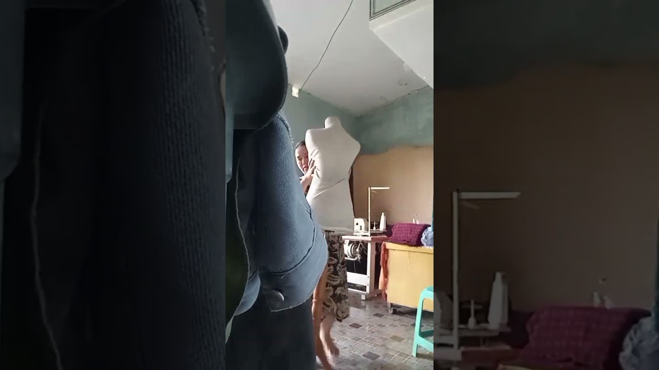 Beberes ruang jahitan sama mama zia