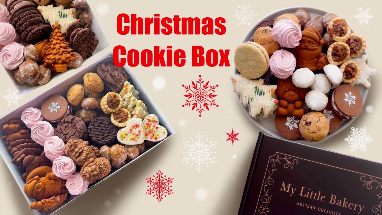 How I make cookies and assemble my Christmas cookie boxes.❤️