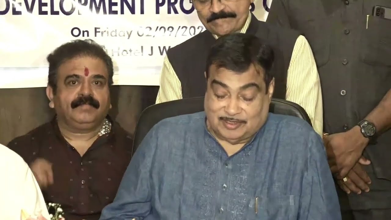 Press Briefing after the review meeting of road development projects in Pune Region | Nitin Gadkari