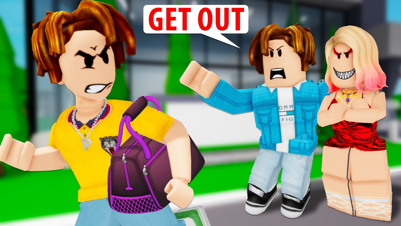 ROBLOX Brookhaven 🏡RP - FUNNY MOMENTS: My Stepmother KICKED Me out of My House | Roblox Idol