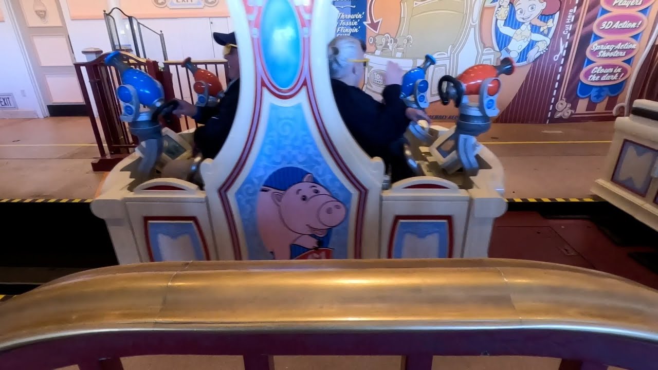 Toy Story Midway Mania! | 10 Minute Wait | 11/02/22 | DCA