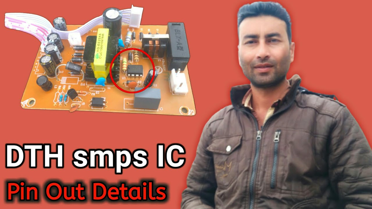 DTH SMPS IC pinout detail | 8 pin IC diagram|  DTH Mein power Nahin a raha hai
