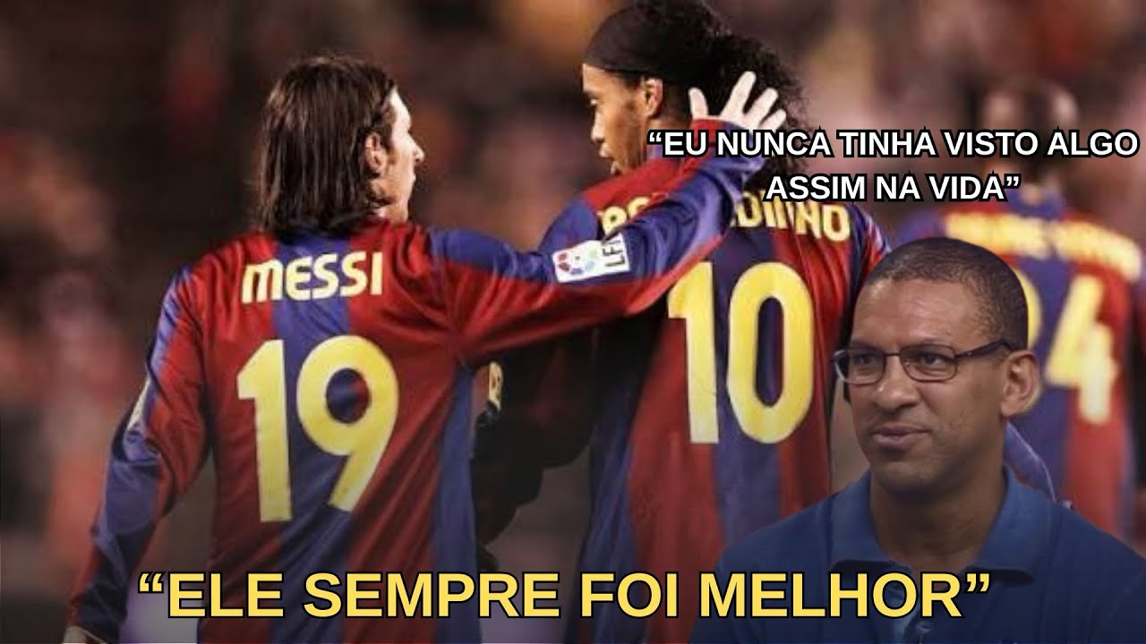 MESSI OU RONALDINHO? DJALMINHA RESPONDE COM SINCERIDADE. 
