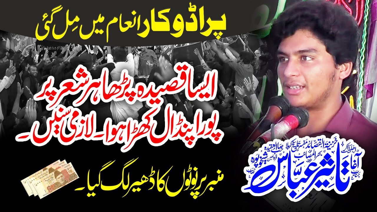 Zakir Agha Taseer Abbas Sheikhupura Majlis 29 Safar 2023 Tehsil Lalian District Chiniot