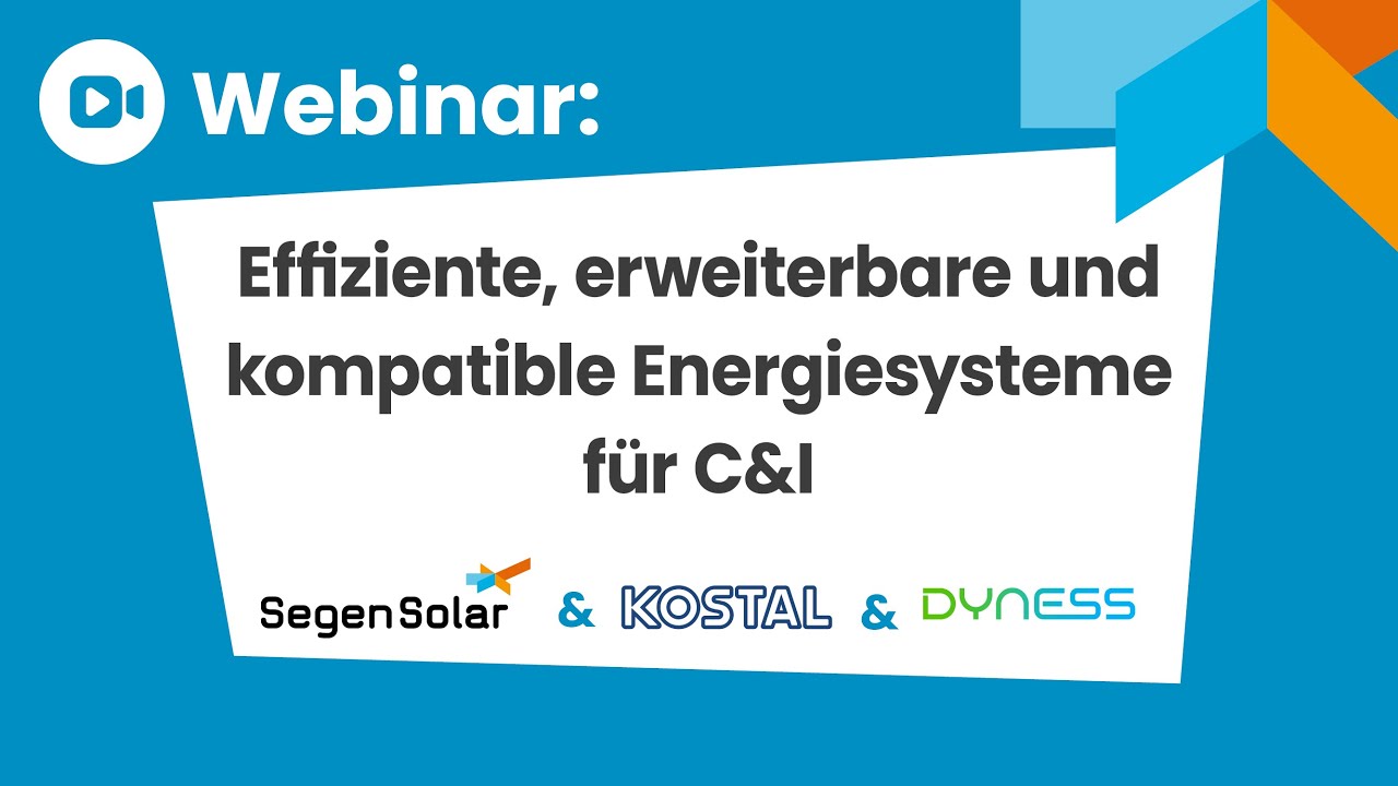 Dyness und KOSTAL: Effiziente, erweiterbare und kompatible Energiesysteme für C&I