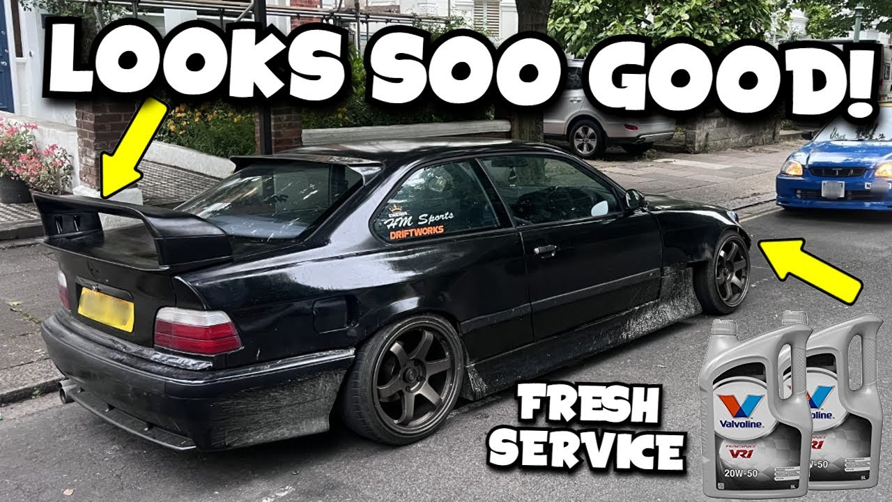 WideBody BMW e36 Gets LTW Wing + Full Service!
