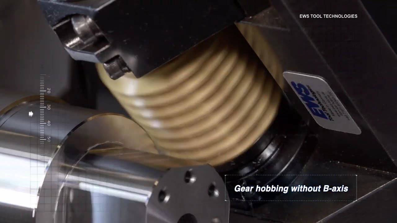 EWS.Gear hobber &ndash; Gear hobbing without B-axis