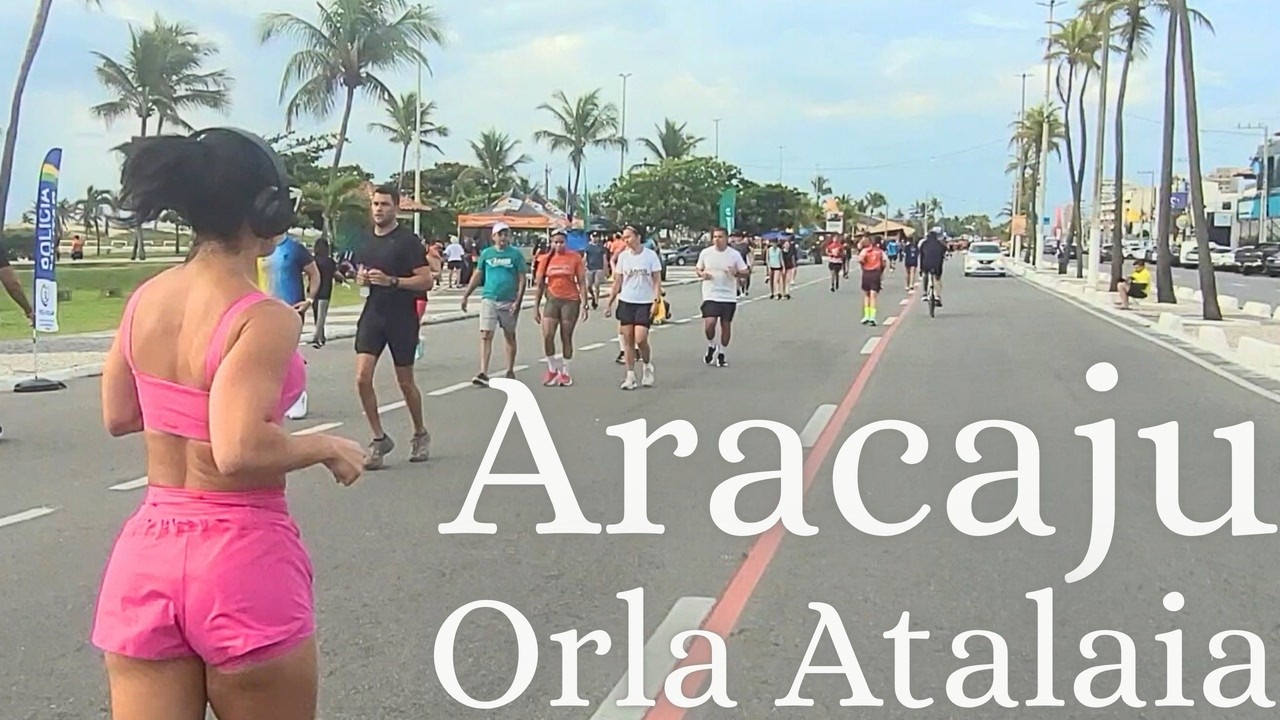 Aracaju Orla Marítima de Atalaia – Movimento e Paisagens Incríveis