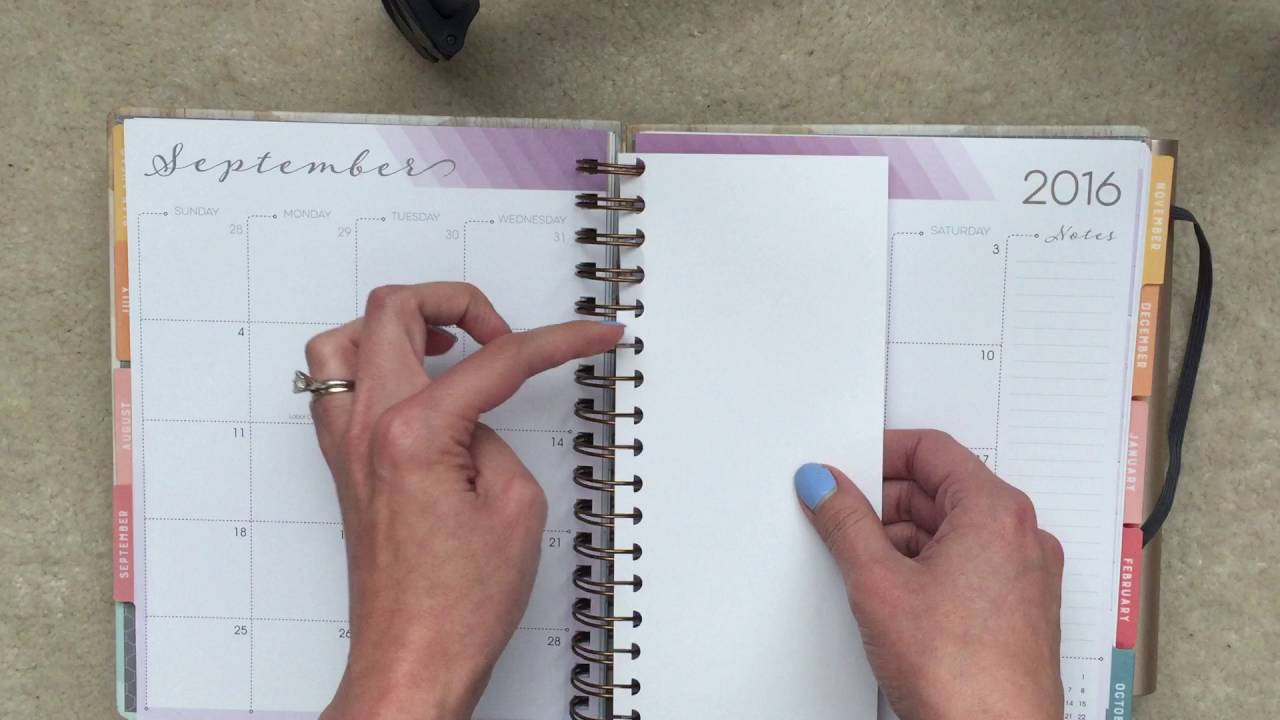 Using an ARC or Happy Planner punch to make Inkwell Press & Day Designer Inserts