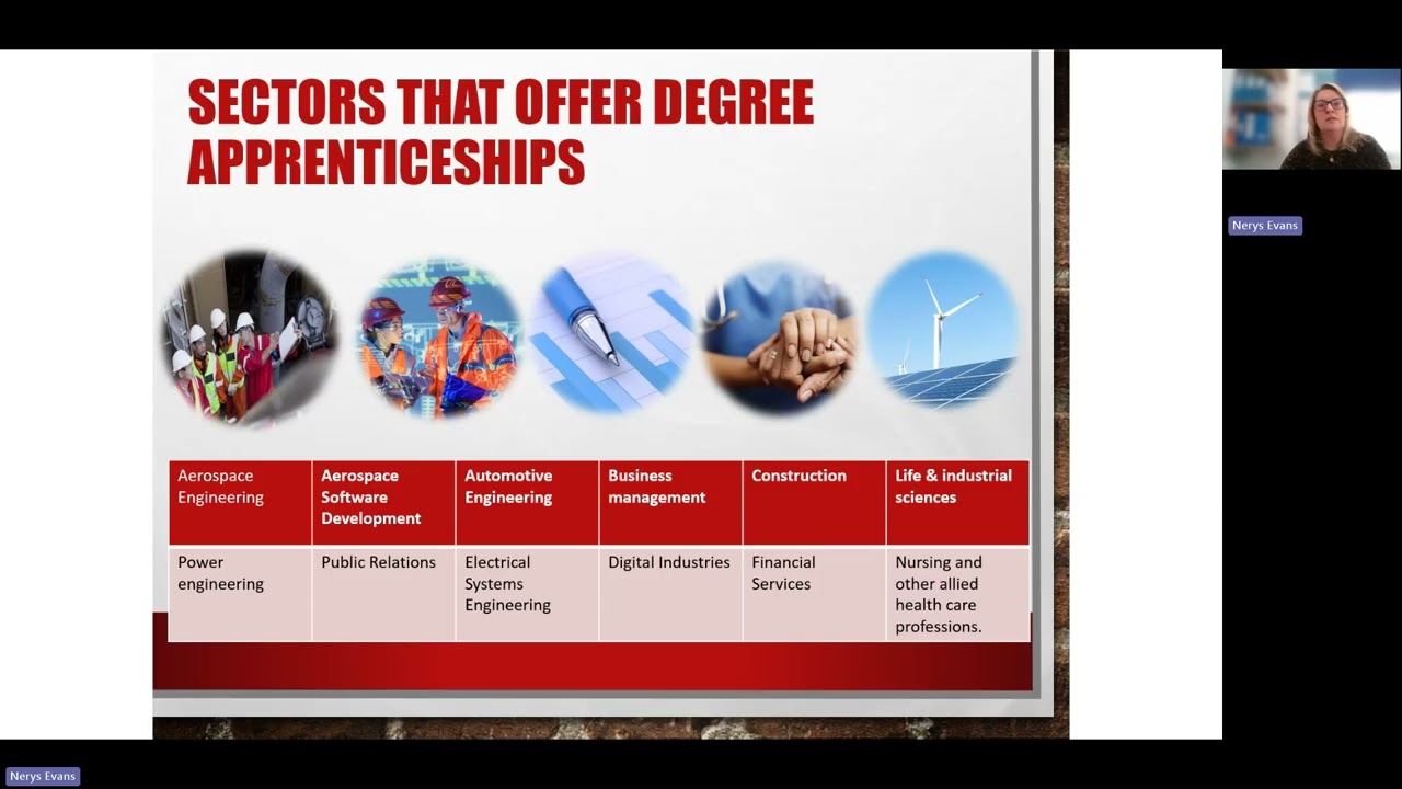 Careers Webinar - Apprenticeships and Jobs with Training
