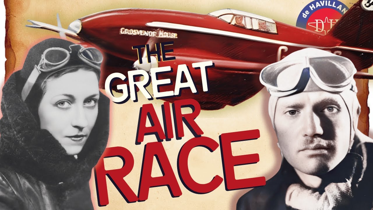 World's Greatest Air Race.  England to Australia. The Race, the Pilots, the plane.