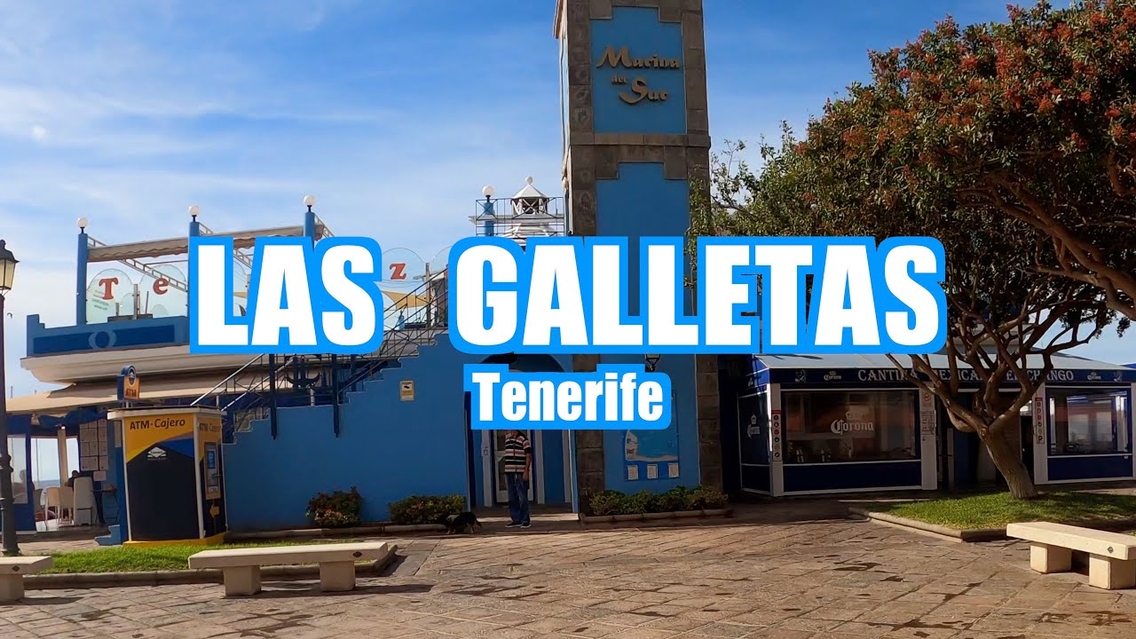 Las Galletas Tenerife Spain 🇪🇸 4K Walking Tou