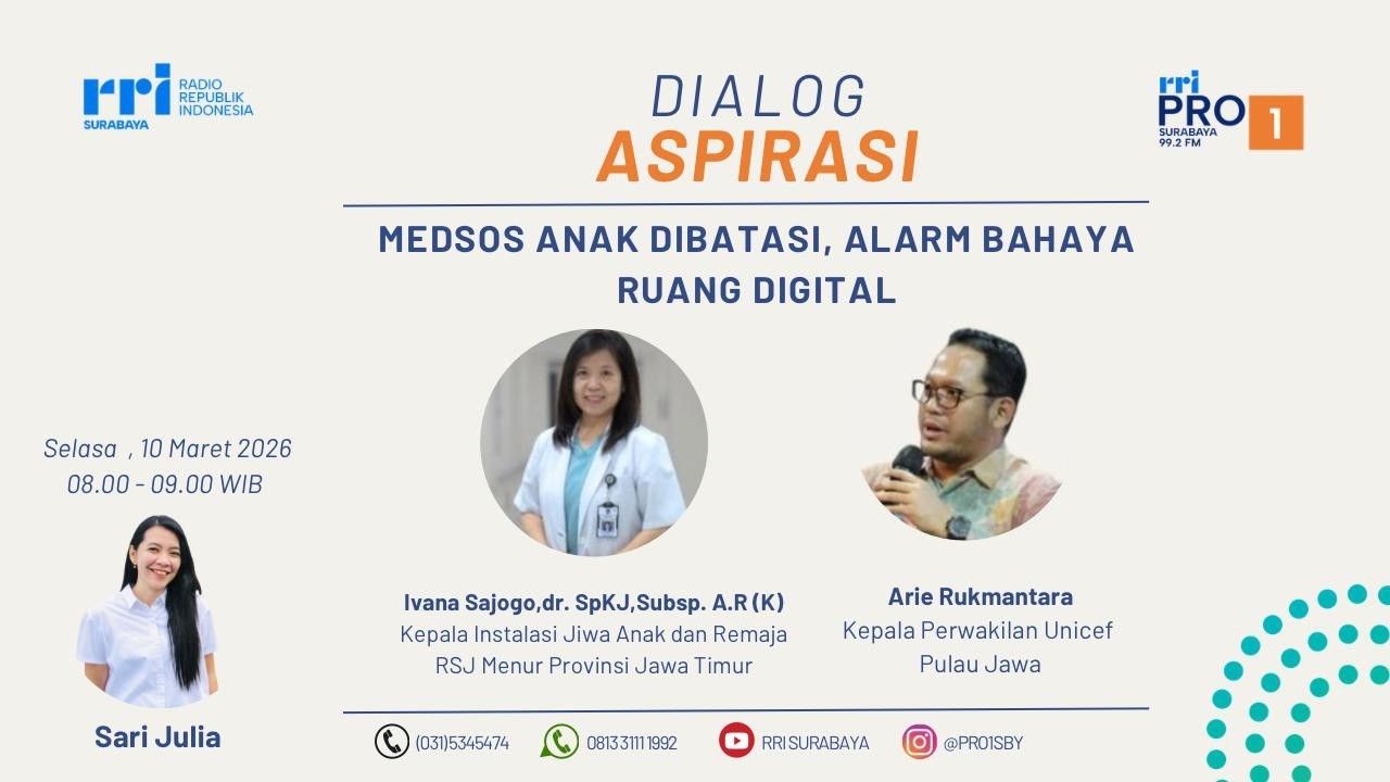 📌 Dialog Aspirasi || Medsos Anak Dibatasi, Alarm Bahaya Ruang Digital