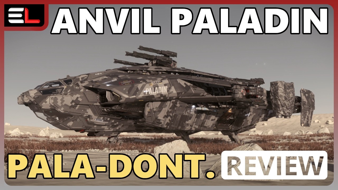 Star Citizen 4.9 &mdash; Обзор за 10 минут (плюс-минус) &mdash; ANVIL PALADIN &mdash; ЗАБЛУДШАЯ ПТИЦА