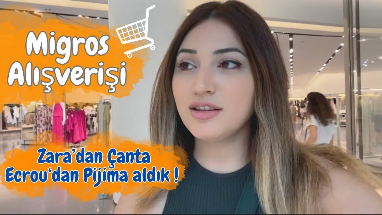 Migros Alışverişi 🧡 Görümcem Guess’den çanta aldı 👛 Zara Alışverişi 🛍️ Ecrou’dan yazlık pijama 👚