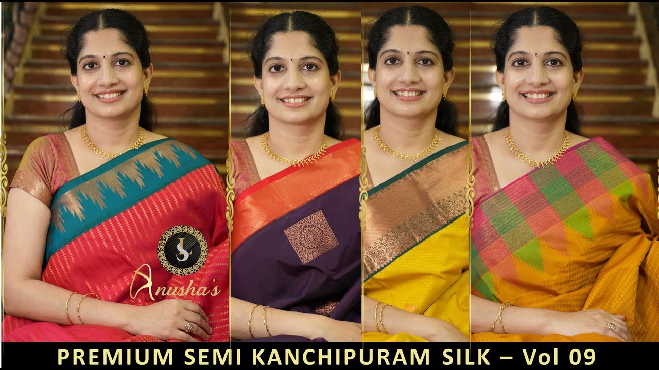 Premium Semi Kanchipuram Silk Sarees | VOL 9