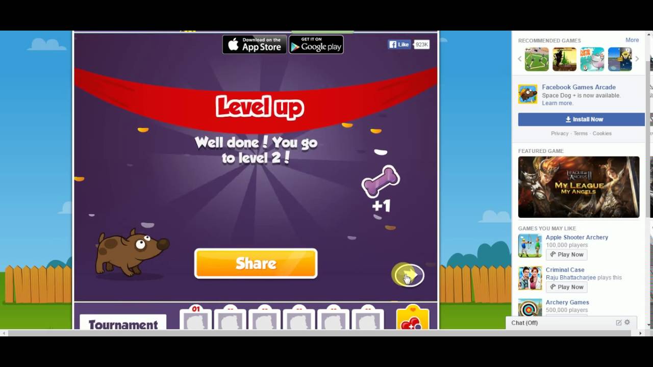 Space Dog + | Game | Facebook | Tutorial