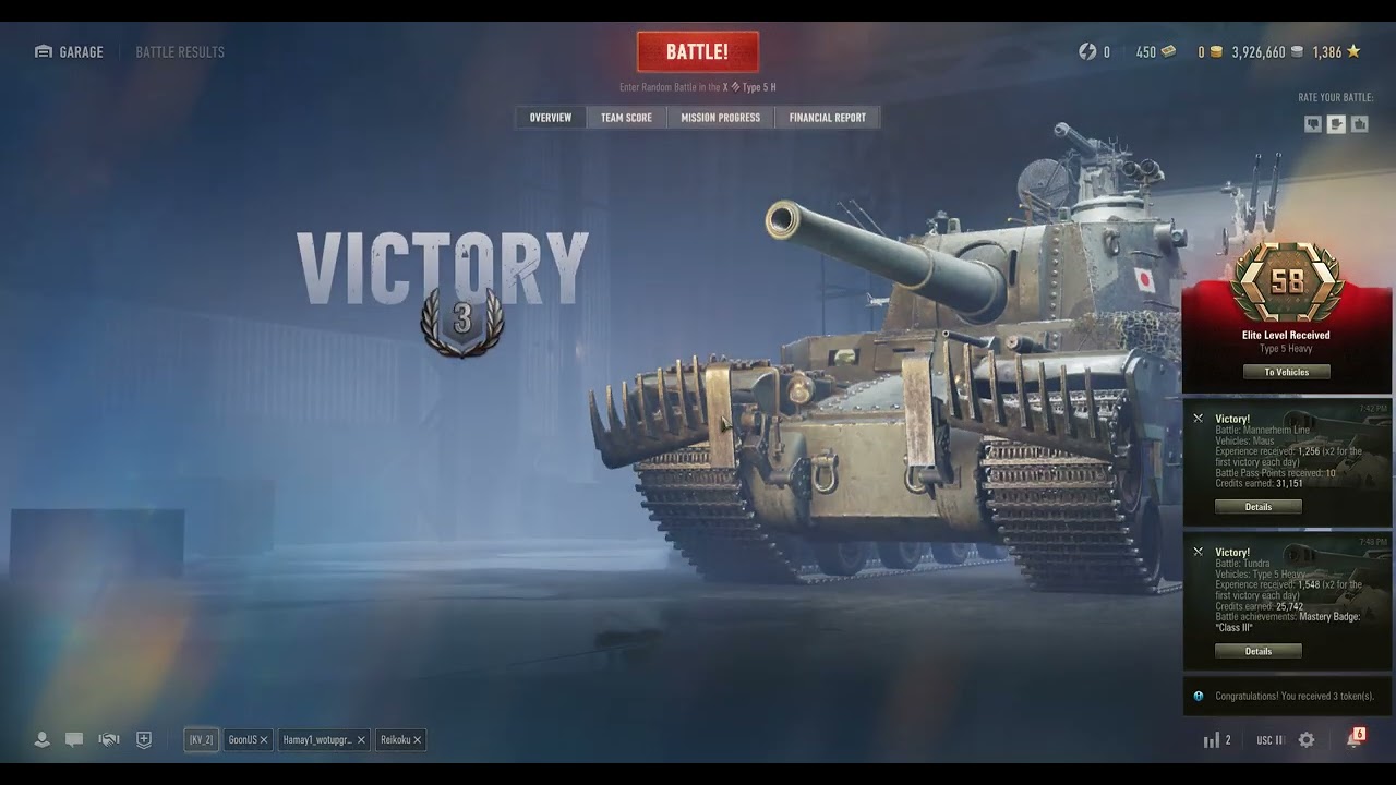 Playing all of my Tier X's that I owned in World of Tanks