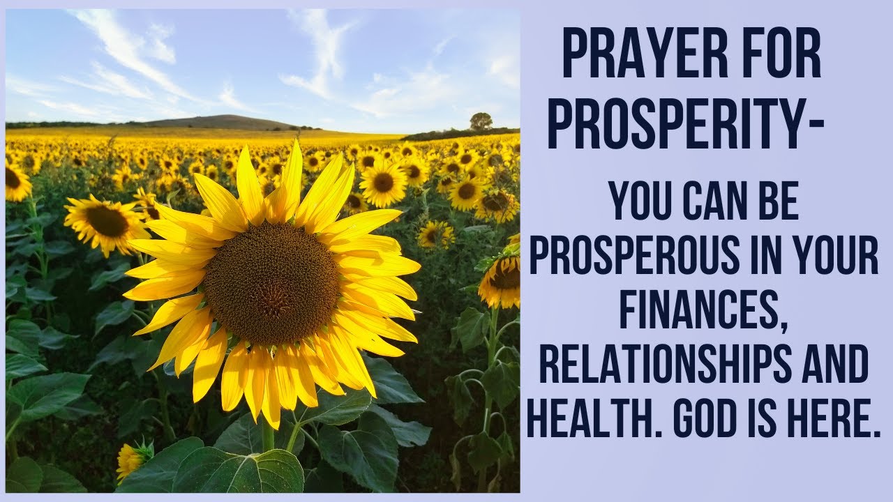 PROSPERITY-YOU CAN HAVE IT...HERE'S HOW