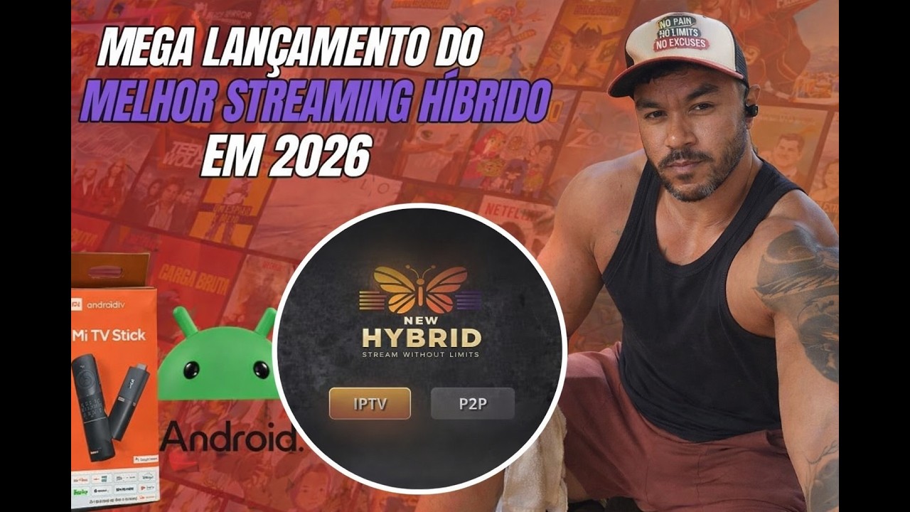 LAN&Ccedil;AMENTO APP NEW HYBRID ATUALIZADO IPTV E P2P EM UM &Uacute;NICO  APARELHO TV BOX BTV ANDROID TV MI STICK