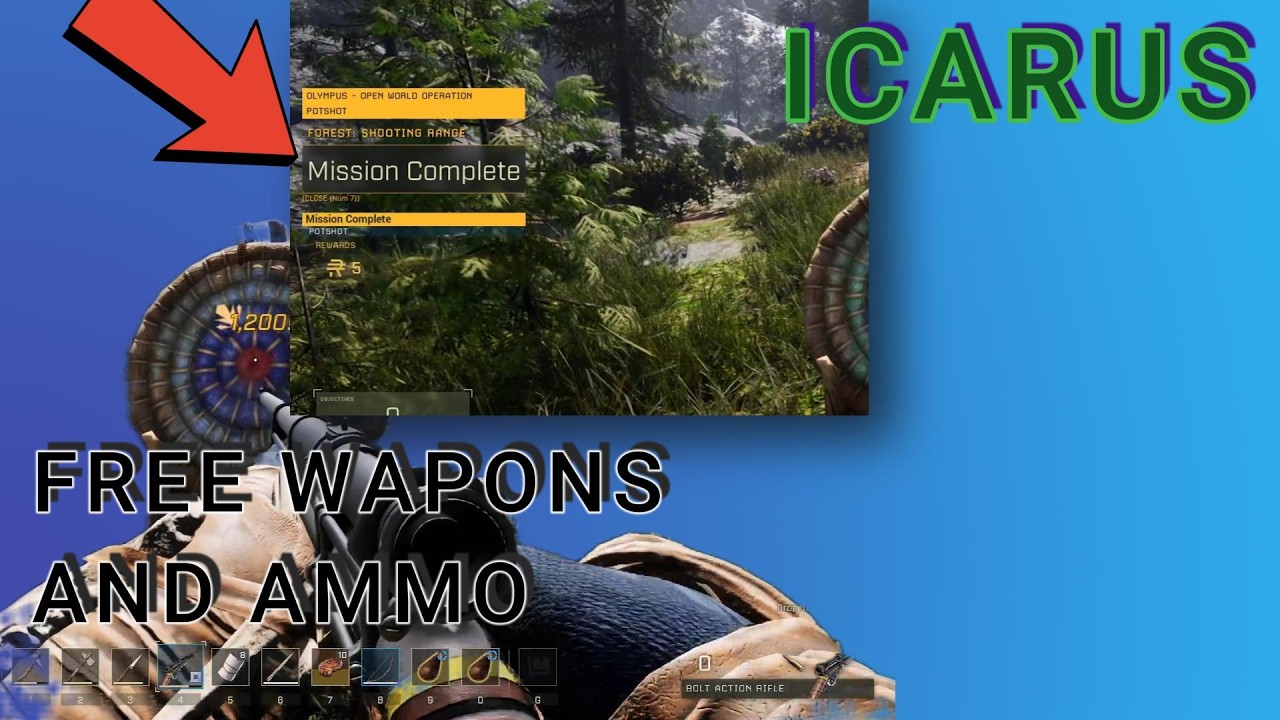 Icarus game play... FREE UNLIMITED WAPONS AND AMMO