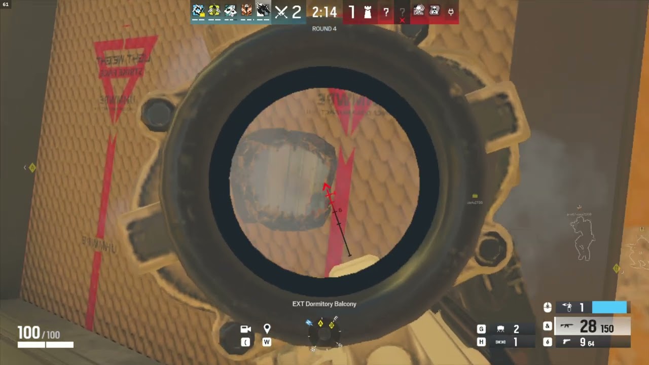 Wallbanged through the door 🤭 | Rainbow 6