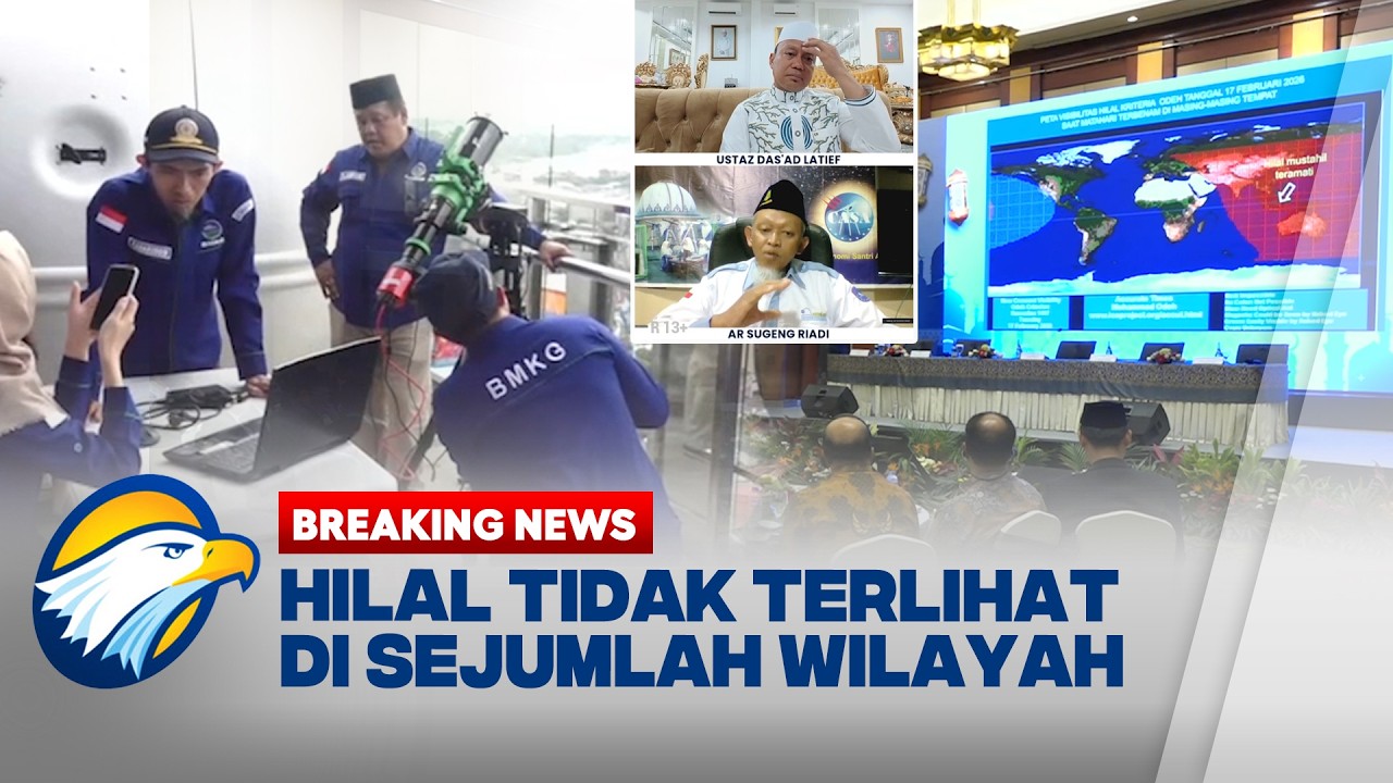 BREAKING NEWS - Hilal Tak Terlihat, Rabu atau Kamis Awal Puasa?